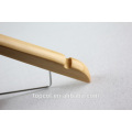 wooden clothes hanger with clips/natural color wood hanger